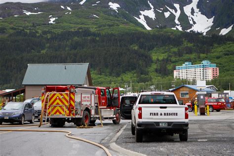 Fire at fuel dock in Alaska community injures 2 people, sinks boat